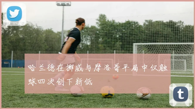 哈兰德在挪威与摩洛哥平局中仅触球四次创下新低